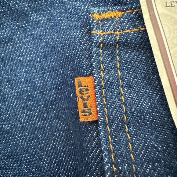 Vintage Levis 40505 0215 Jeans Men 38x34 (36x33) Blue Regular Fit Orange Tab 80s - Picture 14 of 14